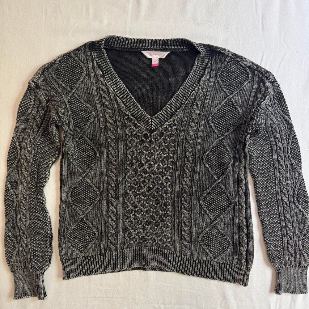 No-boundaries Women's Grey and Green Jumper